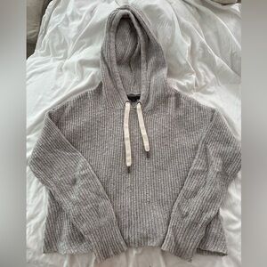 American Eagle Outfitters Heathered Knit Hoodie